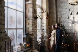 DJ ar Hudson Valley industrial wedding venue