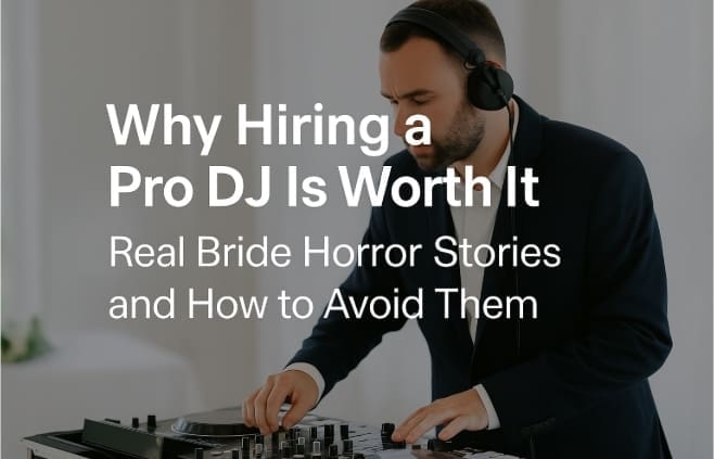 Professional Wedding DJ Setup